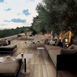 Eleganckie tarasy użytkowe wykonane z płyt ceramicznych Kronos